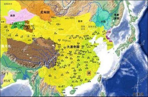 书上的中国历史地图图片